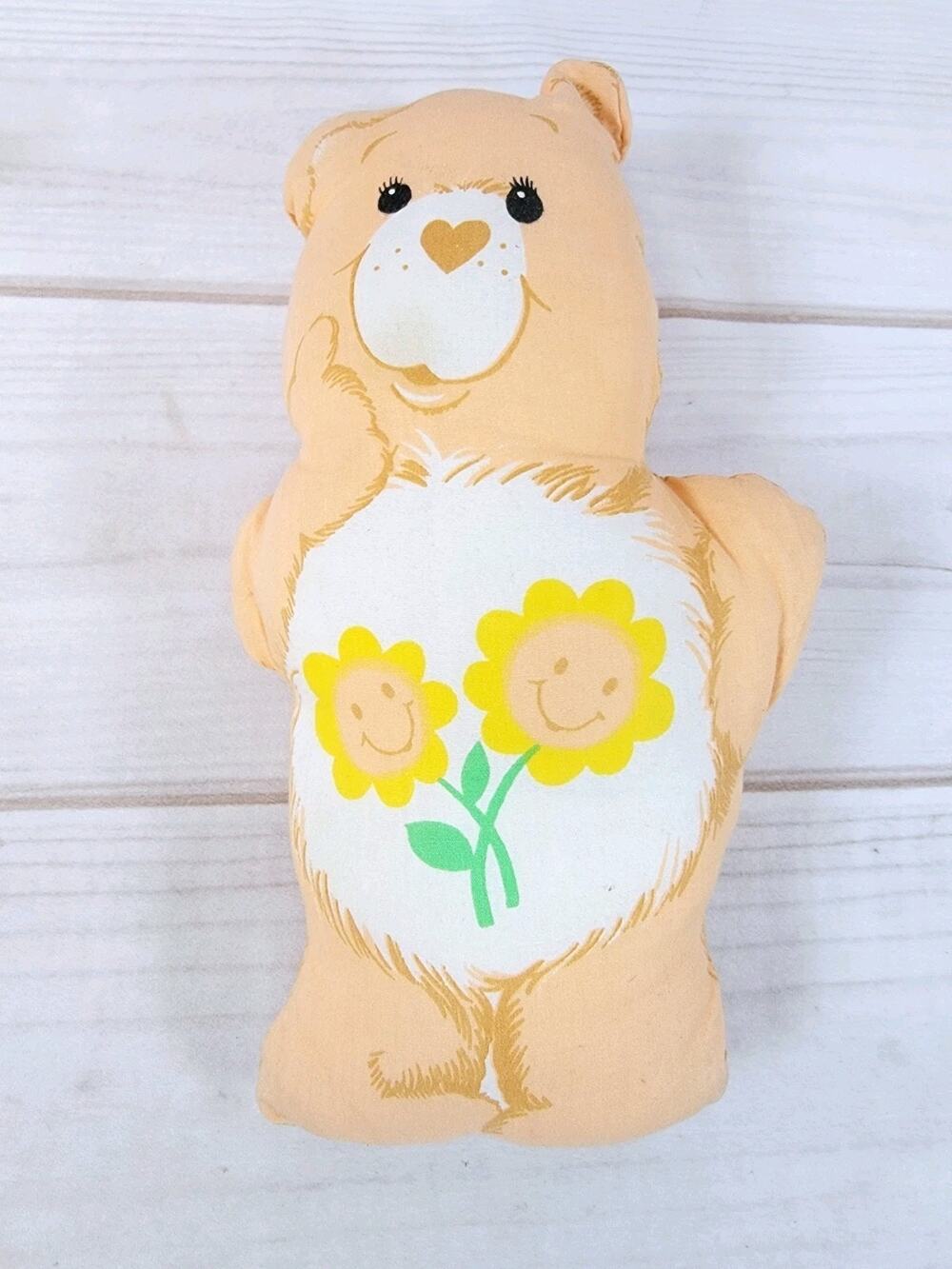VTG Care Bears Friend 1980s Plush Pillows Hand Sewn Plush Toys Homemade Sewing
